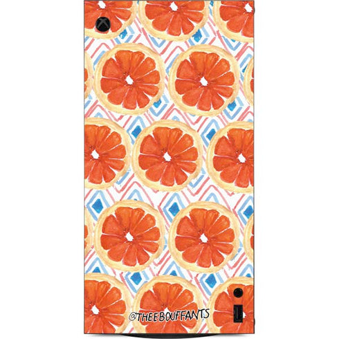Bouffants and Broken Hearts Citrus Geo XBox Series X Digital Edition Console Skin